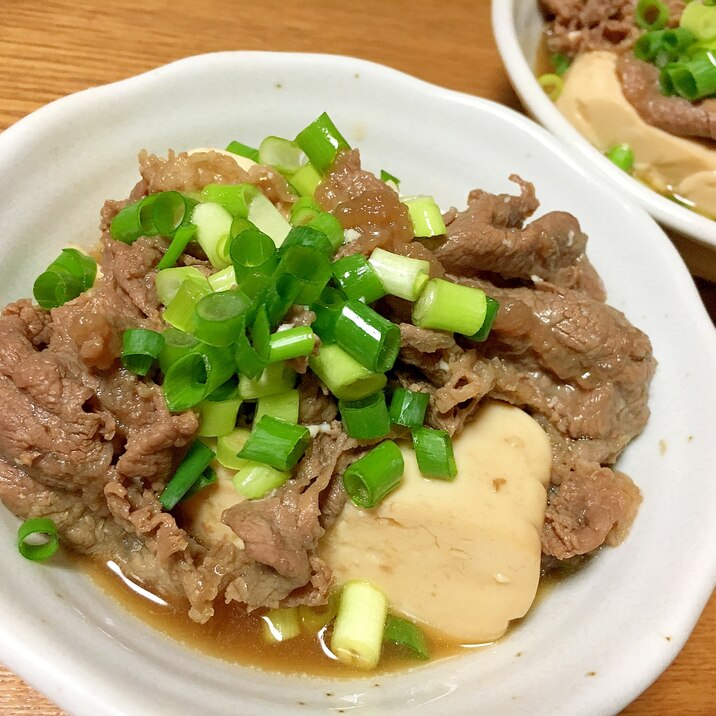 牛肉と豆腐の肉どうふ